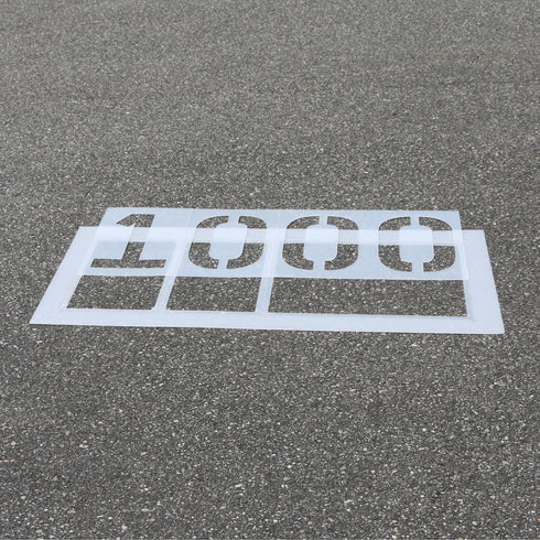 parking lot numbers spot 2 3 4 digit sets for painting garage
